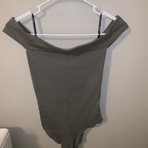 Off the shoulder bodysuit